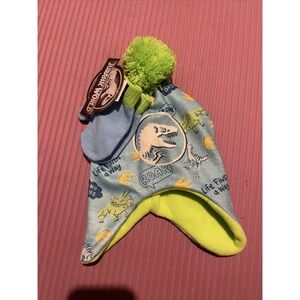 Jurassic World Beanie & Mitten Set - Kids OSFM